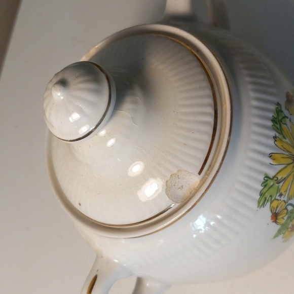 Vintage Strafford England Summertime sunflower 🌻 sugar dish - Picture 3 of 6